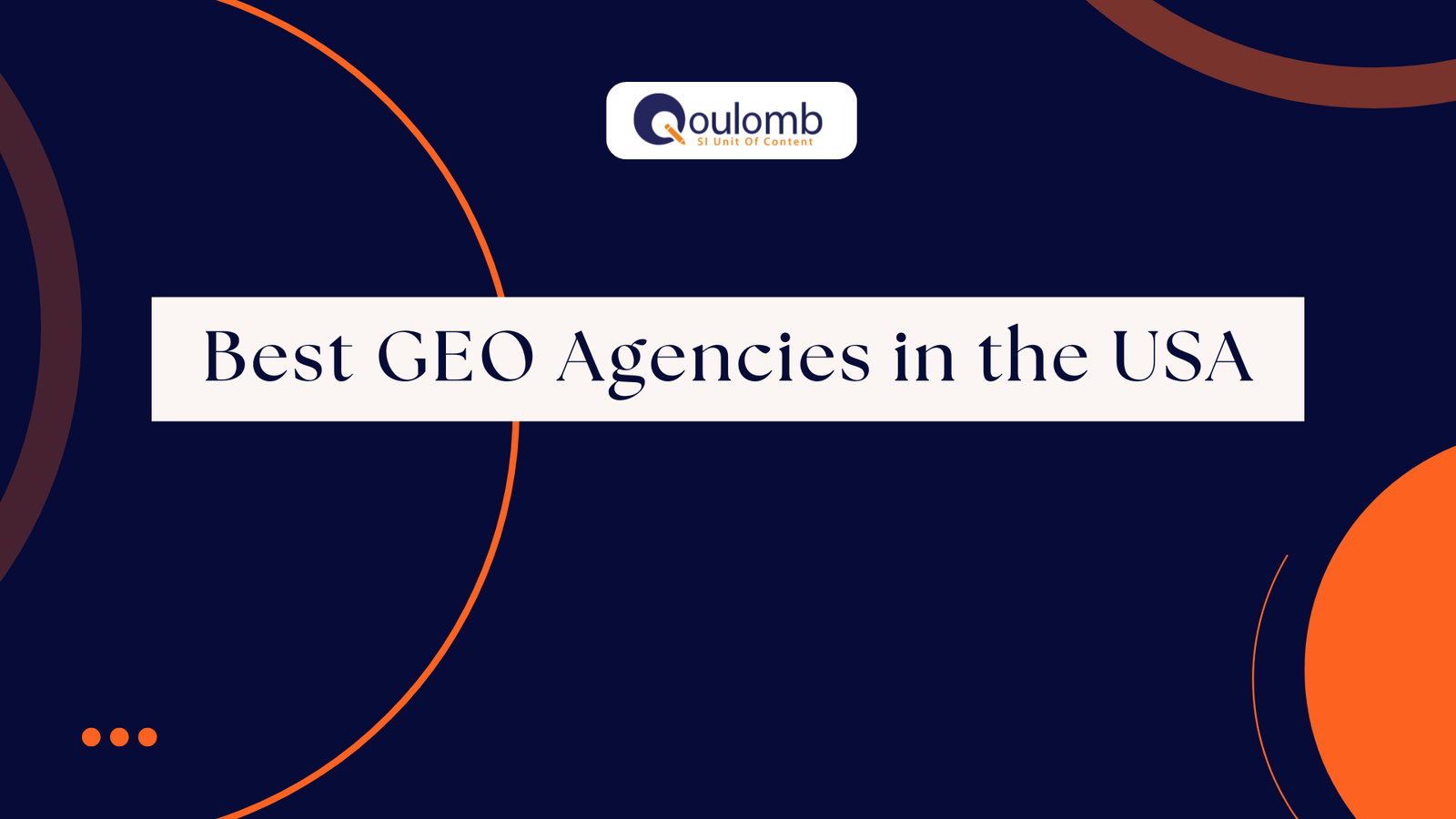 Best GEO Agencies in the USA