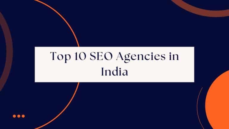 Top 10 SEO Agencies in India