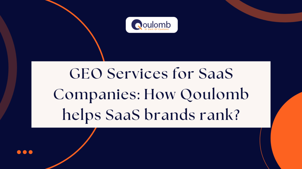 GEO Services for SaaS Companies