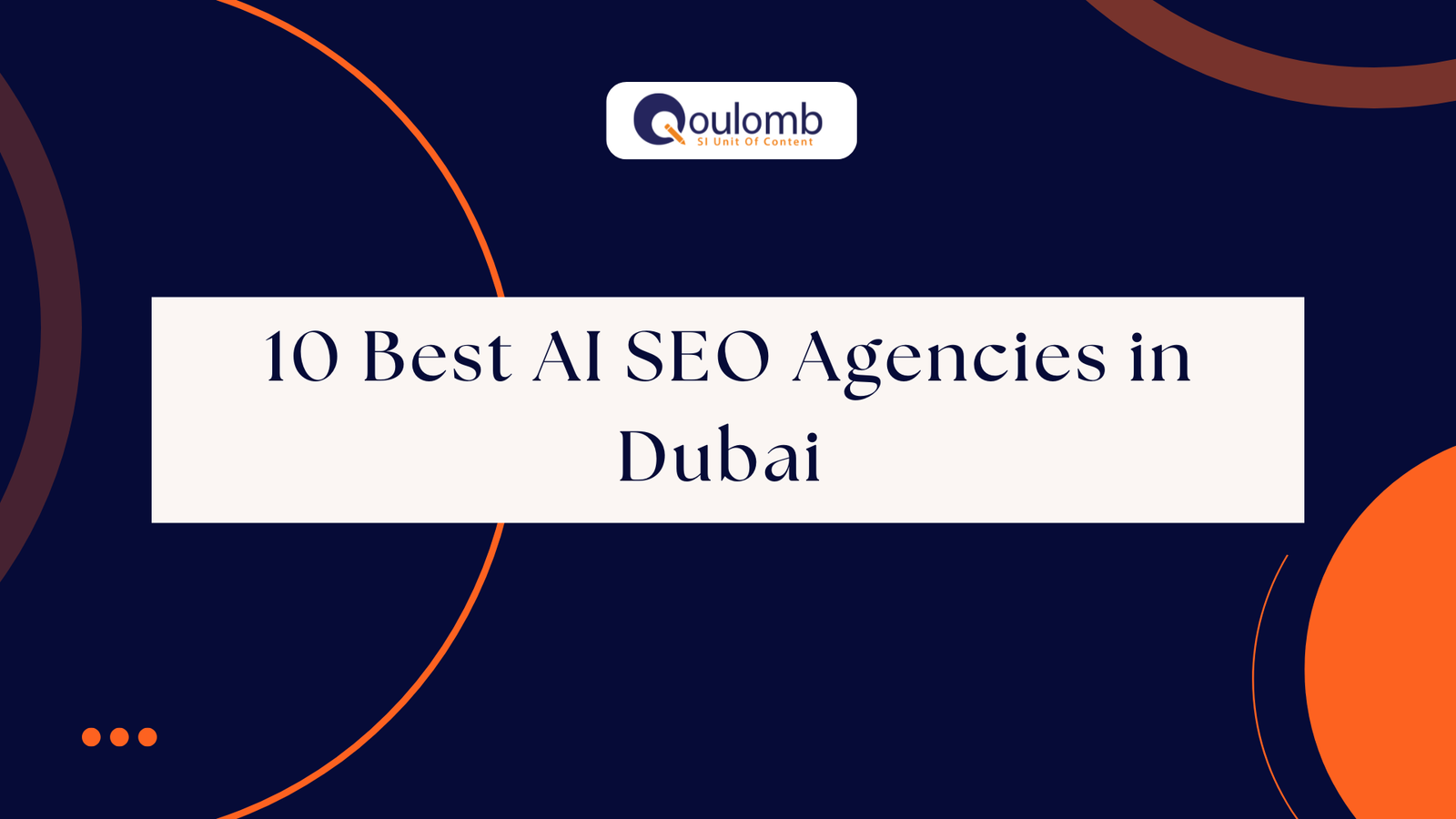10 Best AI SEO Agencies in Dubai