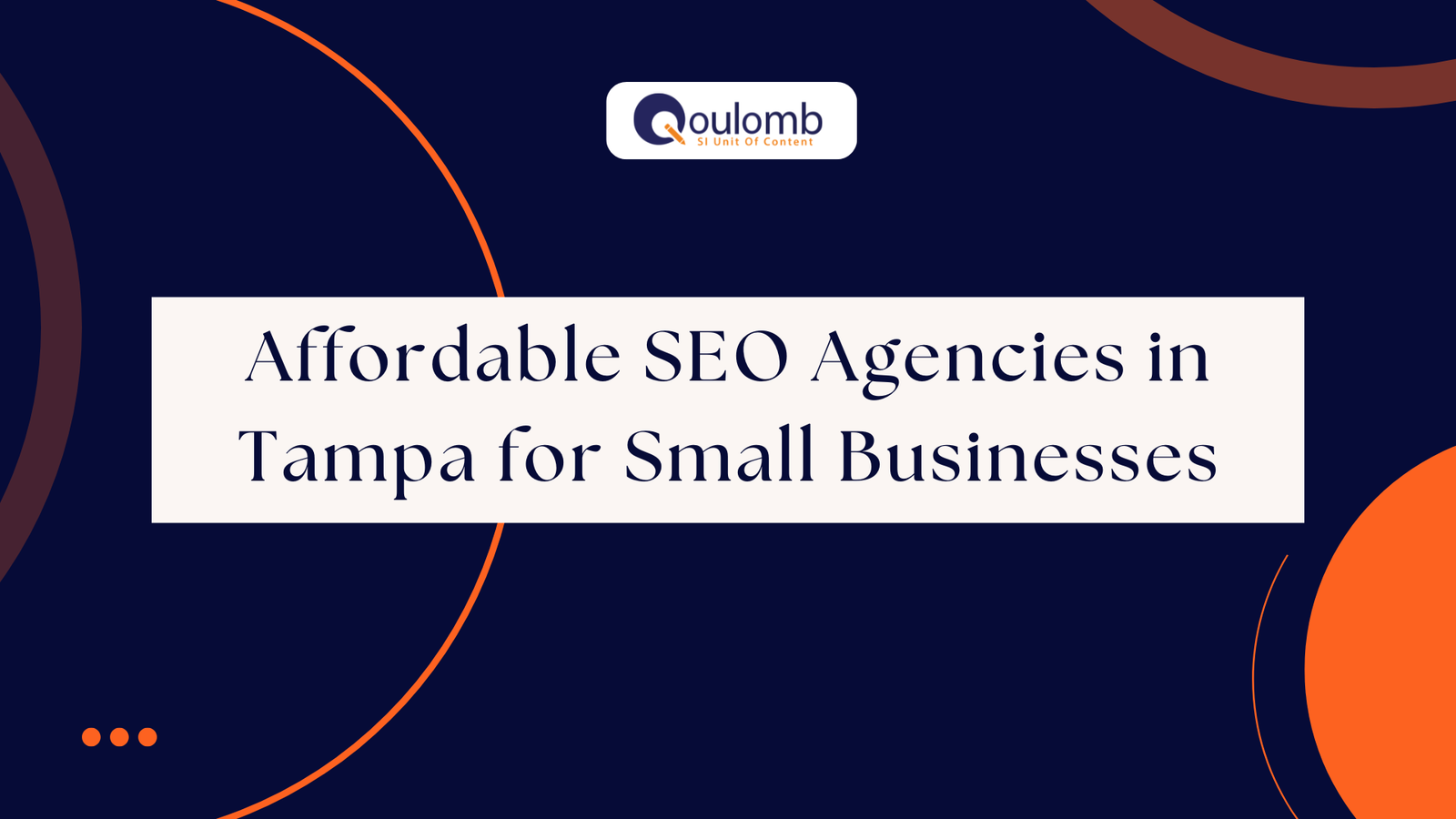 Affordable SEO Agencies in Tampa for Small Businesses